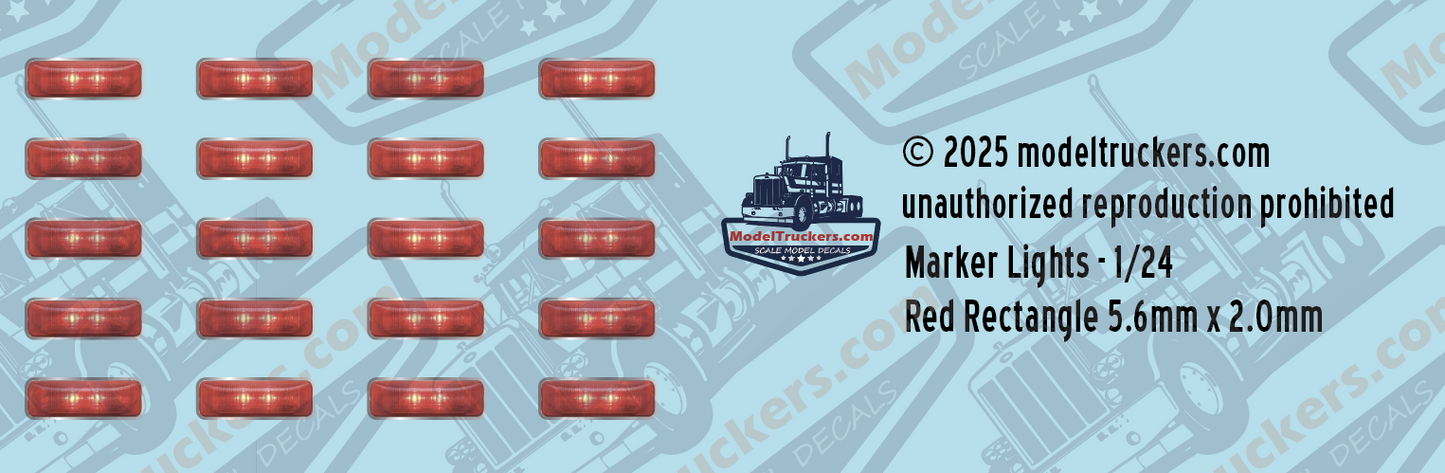 Marker Lights - Rectangle