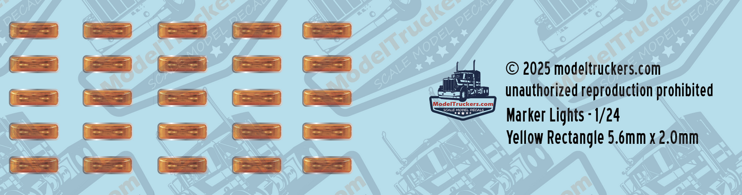 Marker Lights - Rectangle
