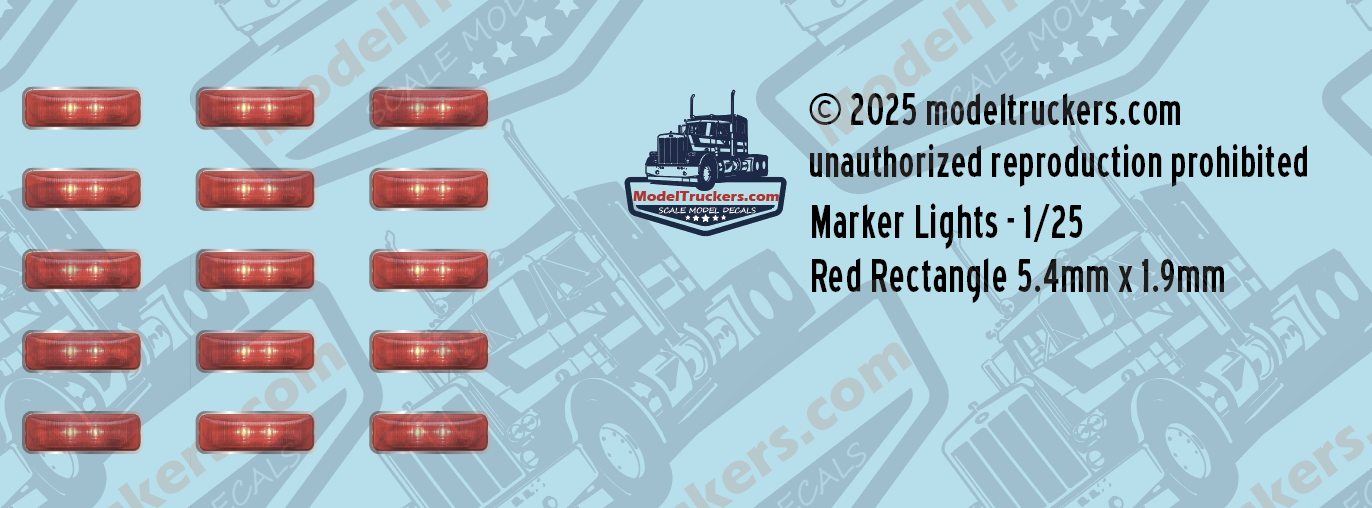 Marker Lights - Rectangle