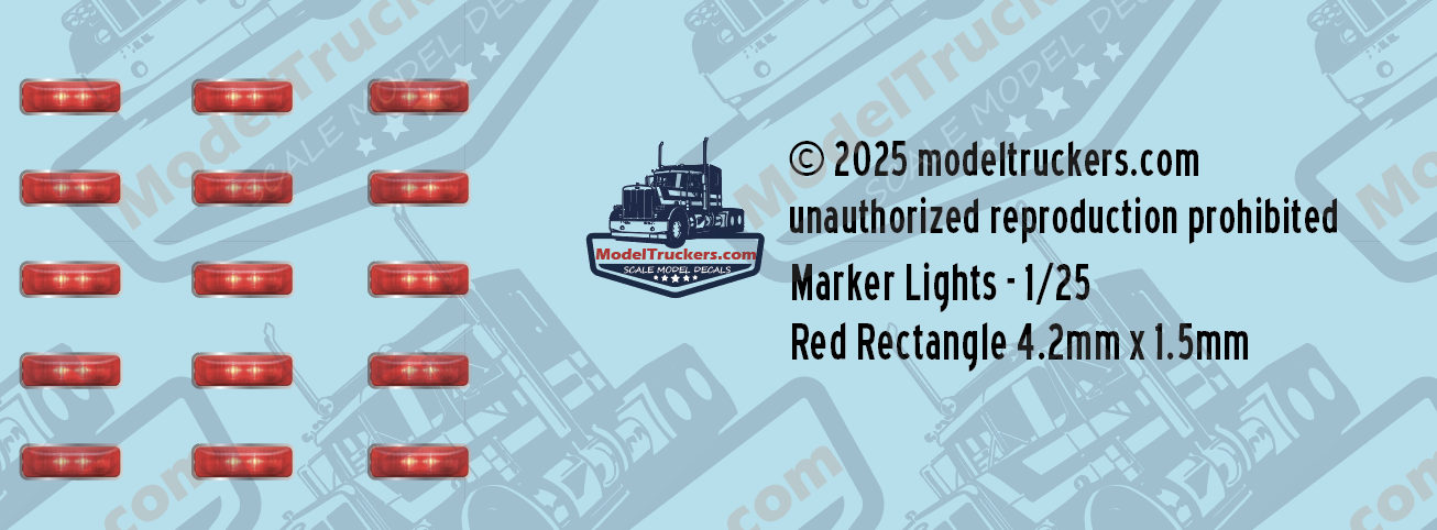 Marker Lights - Rectangle