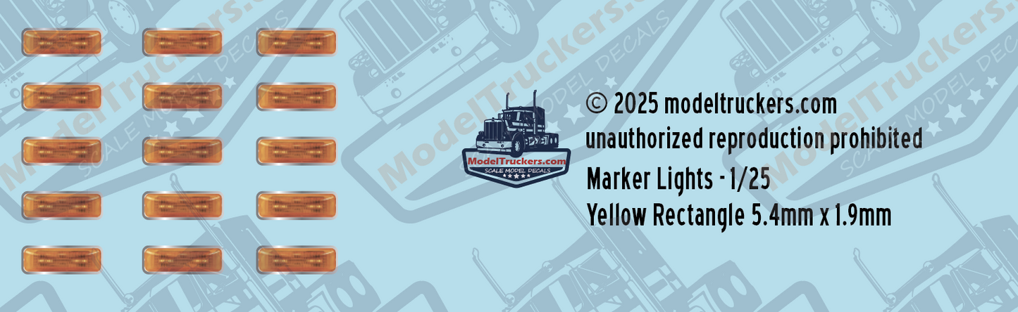 Marker Lights - Rectangle