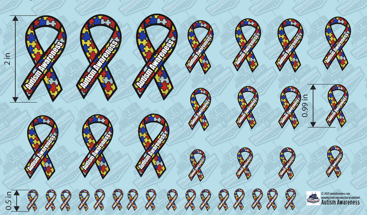 Autism Awareness Semi Decals