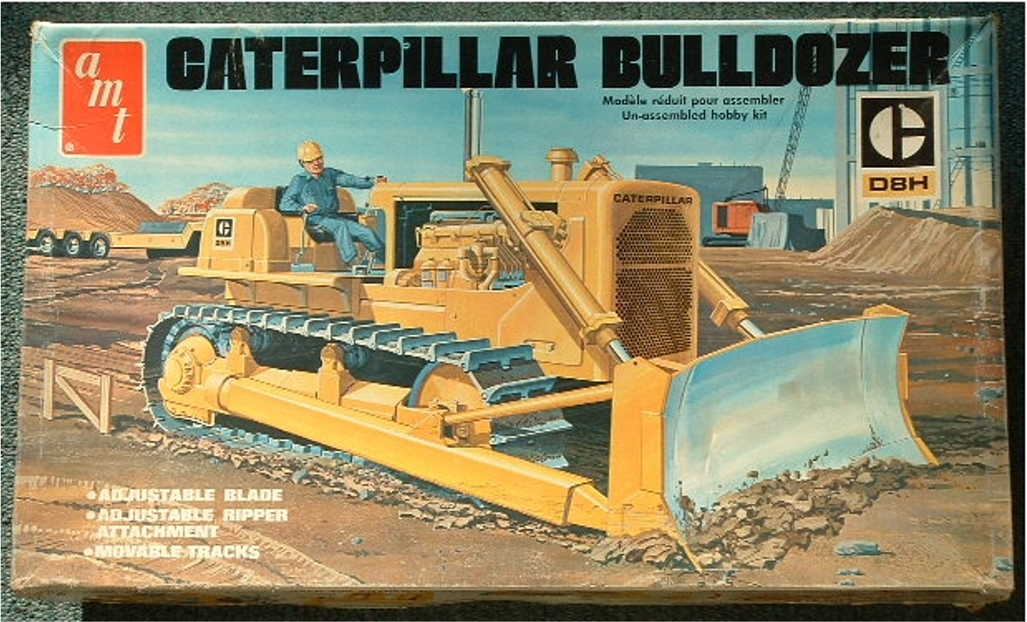 Vintage Bulldozer Model Decals