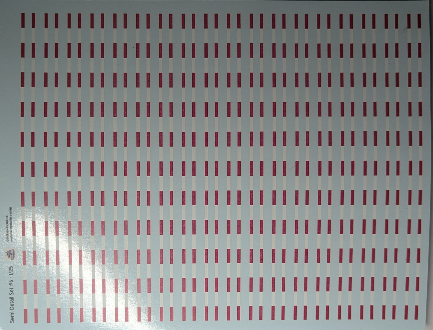 MISPRINT! Conspicuity Tape Detail #6 1/25
