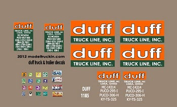 Duff Model Decals