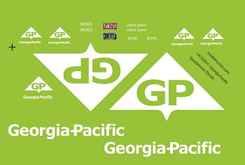 Georgia Pacific Model Decals