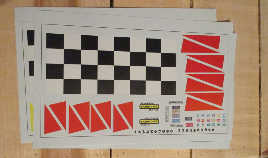 Reproduction Vintage Model Decals – Model Truckers LLC