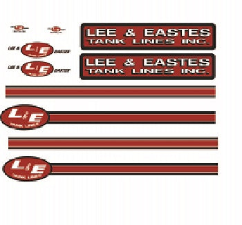 Lee & Eastes Tank Lines Model Decals