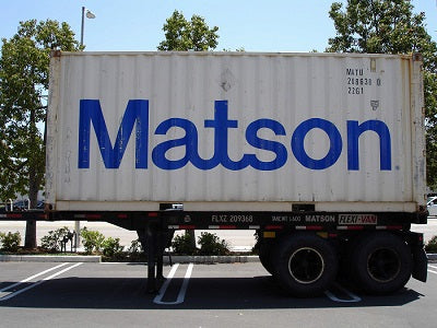 Matson Container Model Decals