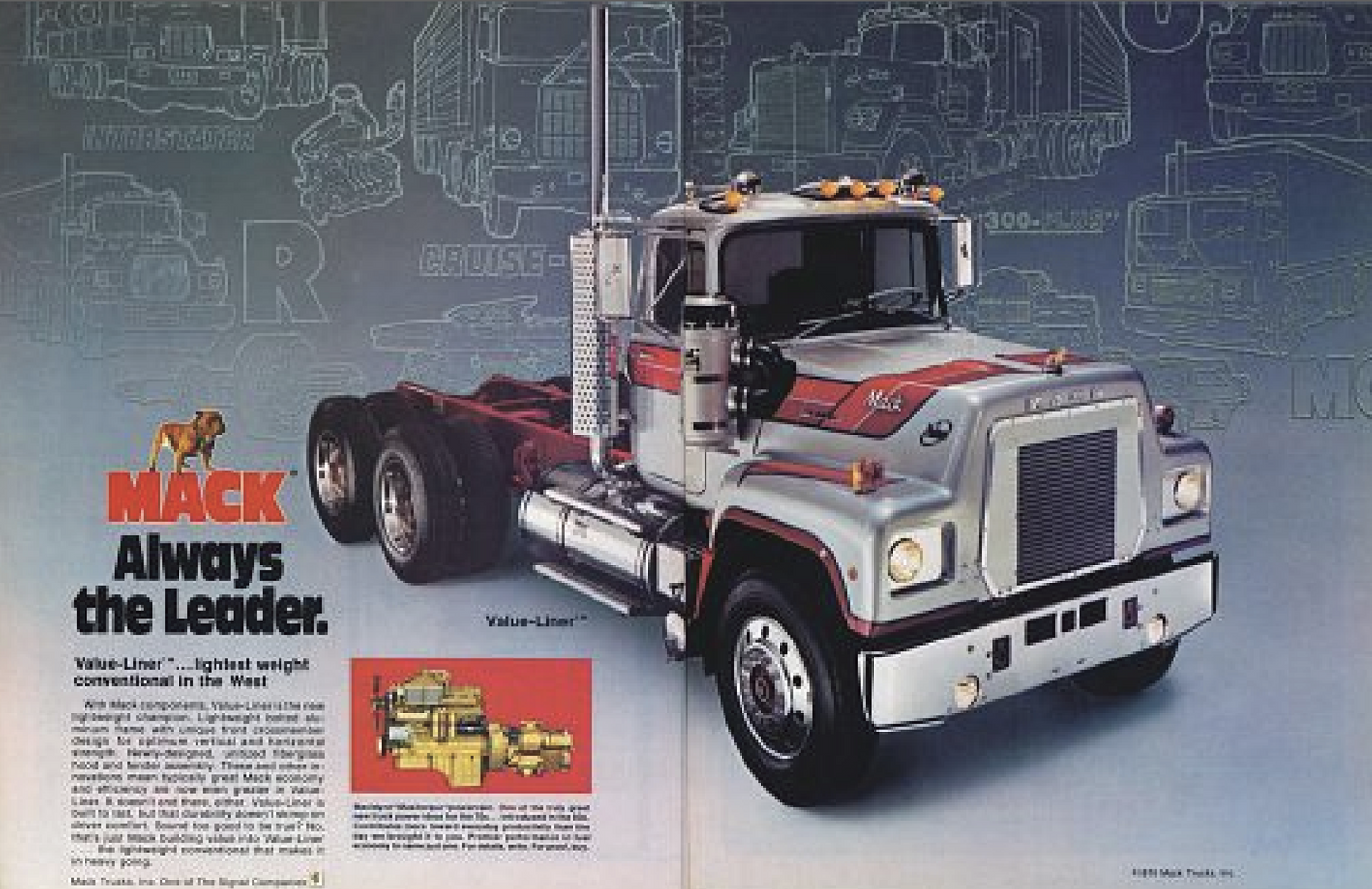 MK109 - Mack Decal Stripes