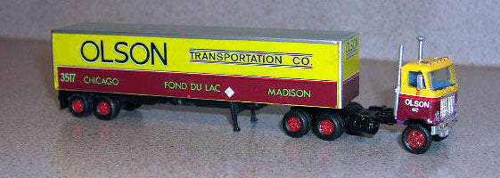 Olson Transportation Model Decals