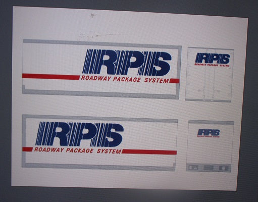 Roadway Package System (RPS) Model Decals