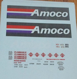 Ammaco Sticker Amoco (Style 2) Model Decals – Model Truckers LLC