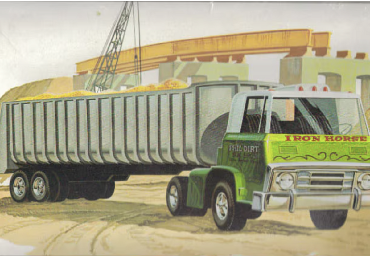 Vintage Dirt Hauler Model Decals