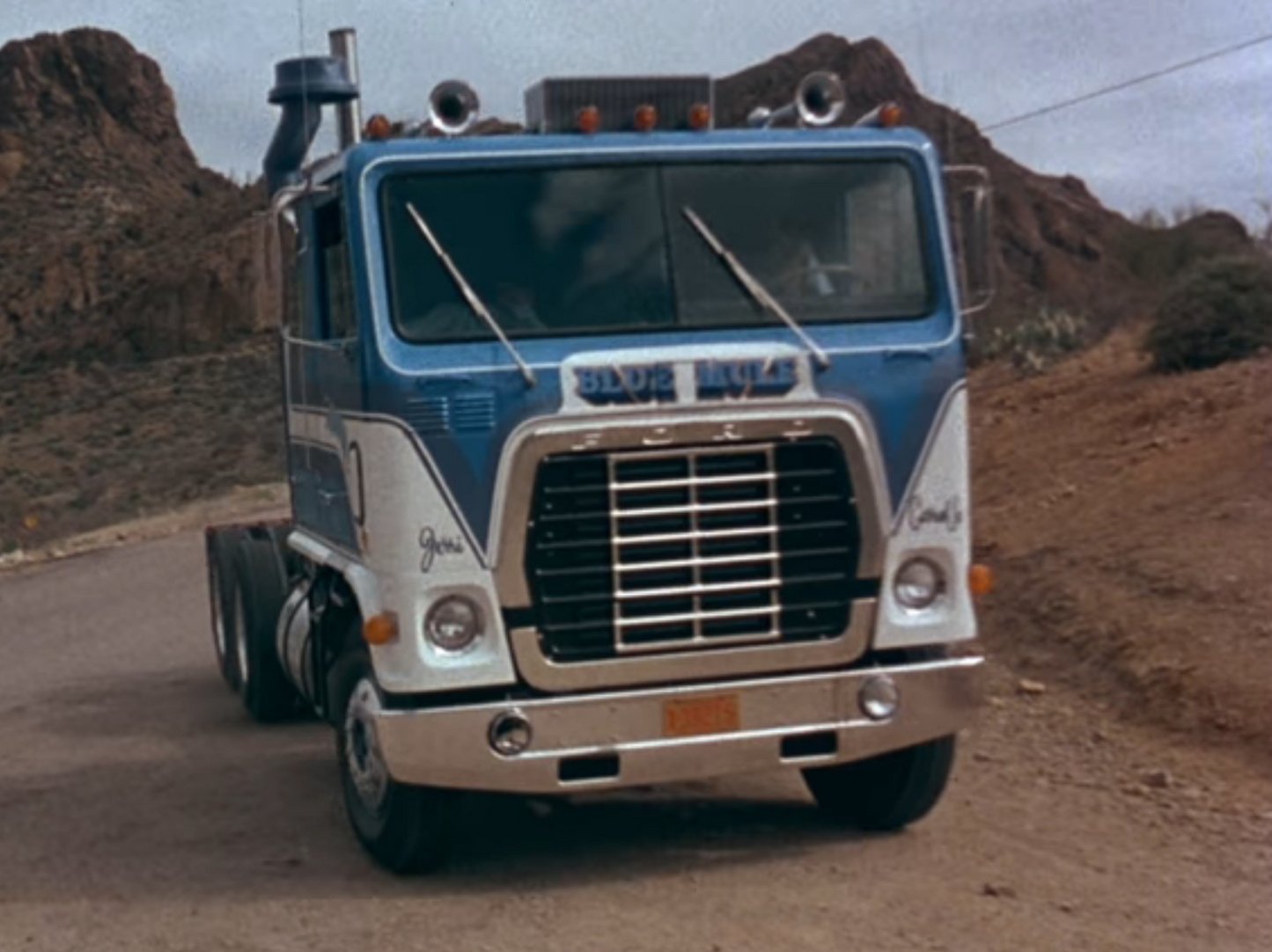 Blue Mule Semi Truck Model Decals