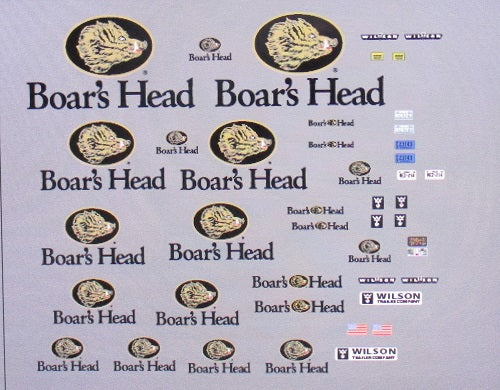 Boar's Head Model Decals