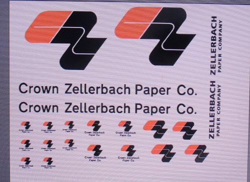 Crown Zellerbach Model Decals