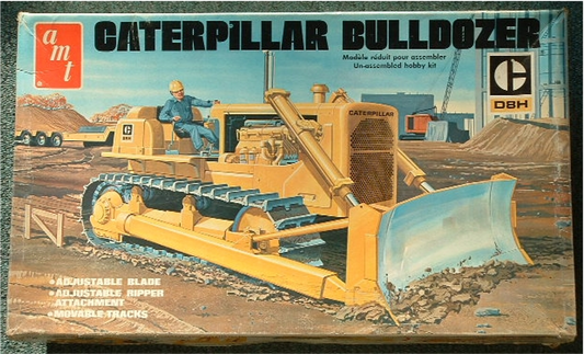 Reproduction AMT Vintage Bulldozer Model Decals