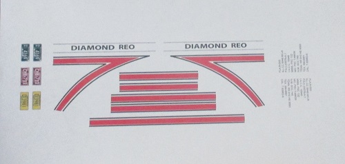 DR102 - Diamond Reo Decal Stripes