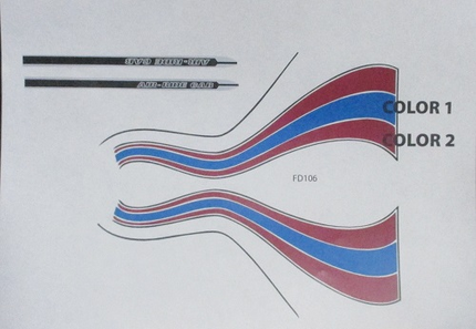 FD106 - Ford Decal Stripes