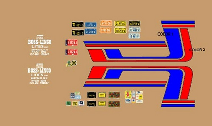 FL109 - Freightliner Decal Stripes