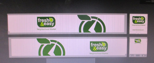 Fresh & Easy Model Decals