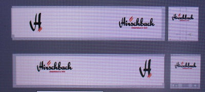 Hirschbach Model Decals