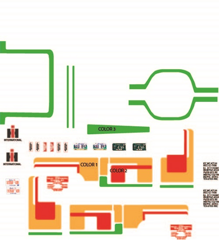 IH112 - International Decal Stripes