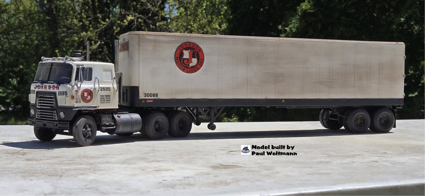 Johnson Motor Lines Model Decals