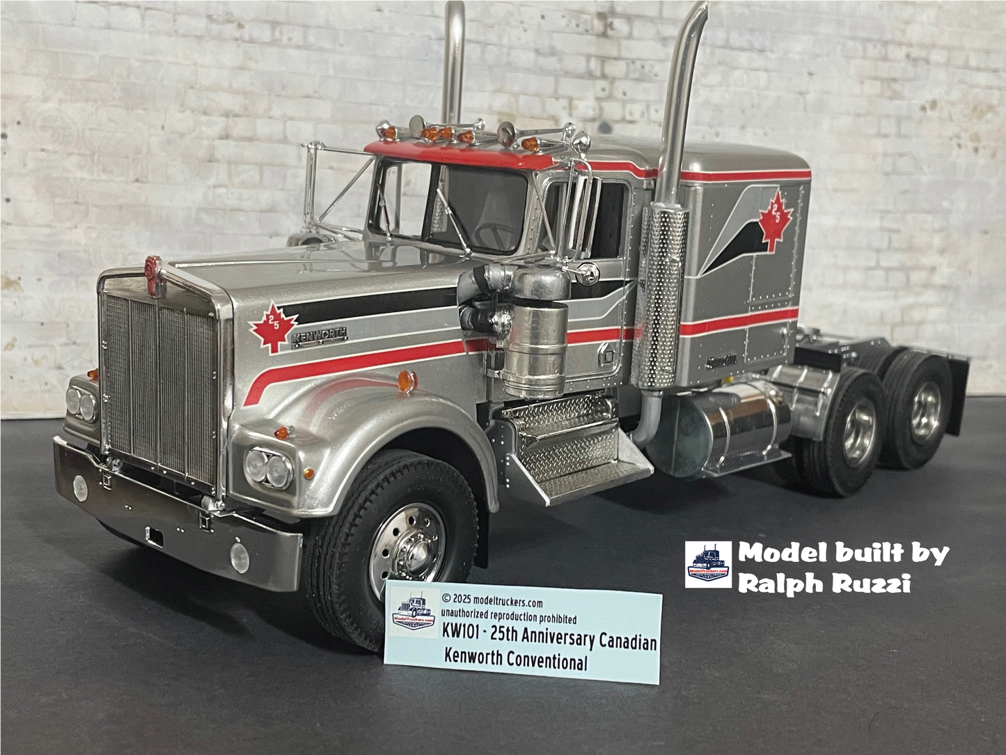 Kenworth Canadian 25th Anniversary Conventional Decals