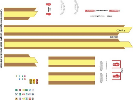 KW120 - Kenworth Decal Stripes