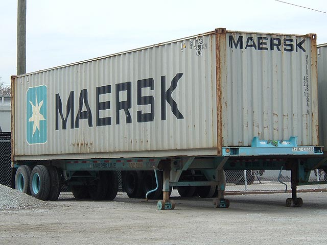 Maersk Container Model Decals