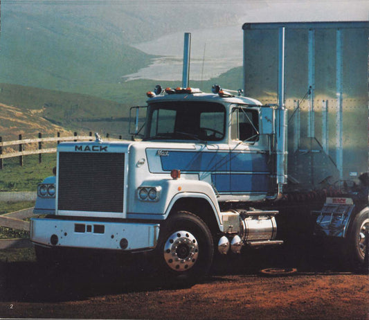 MK102 - Mack Superliner Truck Decal Stripes