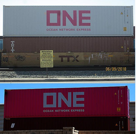 ONE (Ocean Network Express) Container Model Decals