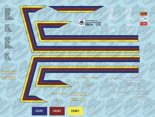 PB104 - Peterbilt Decal Stripes