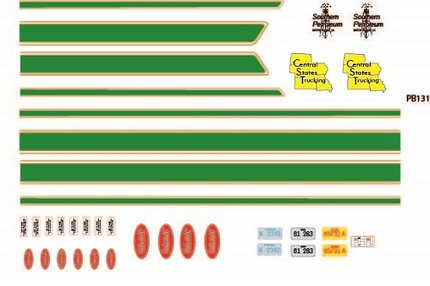 PB131 - Peterbilt Decal Stripes