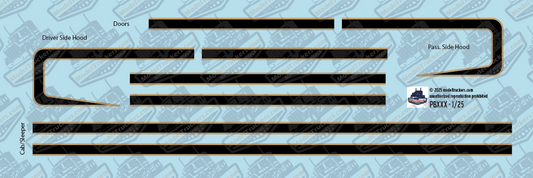 PB154 - Peterbilt Decal Stripes