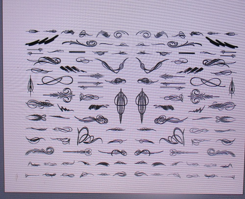 Scroll Artwork SCR103 Semi Model Decals – Model Truckers LLC