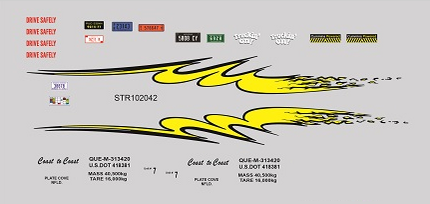 STR102042 - Semi Truck Custom Graphics Model Decals