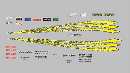 STR102058 - Semi Truck Custom Graphics Model Decals