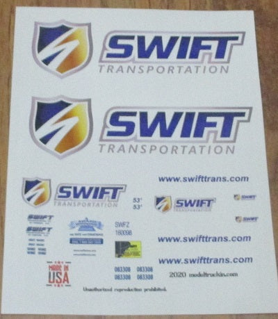 Swift (Style 2) Model Decals