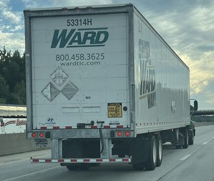 Ward Trucking Model Decals
