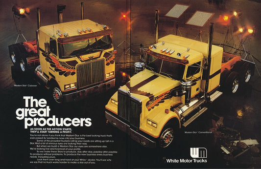 B4104 - White-Western Star "Wings" Decal Stripes