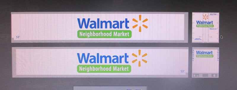 Walmart Neighborhood Market Model Decals